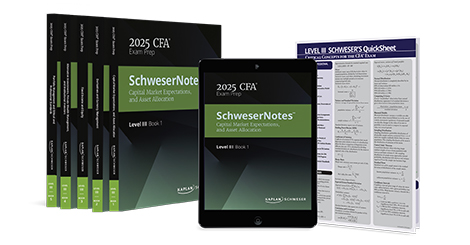 2025 CFA Level 3 Schweser Notes Private Markets 재수강생